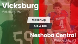 Matchup: Vicksburg vs. Neshoba Central  2019