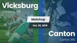 Matchup: Vicksburg vs. Canton  2019
