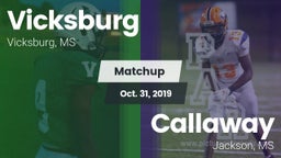 Matchup: Vicksburg vs. Callaway  2019