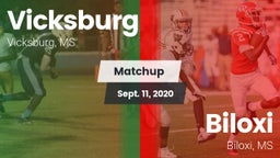 Matchup: Vicksburg vs. Biloxi  2020