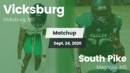 Matchup: Vicksburg vs. South Pike  2020