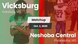 Matchup: Vicksburg vs. Neshoba Central  2020