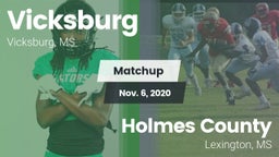 Matchup: Vicksburg vs. Holmes County 2020