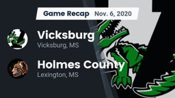 Recap: Vicksburg  vs. Holmes County 2020