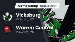 Recap: Vicksburg  vs. Warren Central  2021