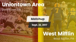 Matchup: Uniontown Area High vs. West Mifflin  2017