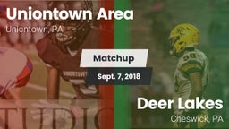 Matchup: Uniontown Area High vs. Deer Lakes  2018