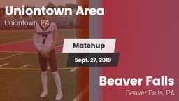 Matchup: Uniontown Area High vs. Beaver Falls  2019