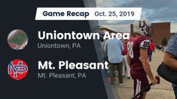 Recap: Uniontown Area  vs. Mt. Pleasant  2019