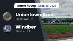 Recap: Uniontown Area  vs. Windber  2022