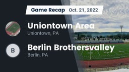 Recap: Uniontown Area  vs. Berlin Brothersvalley  2022