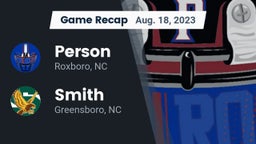 Recap: Person  vs. Smith  2023