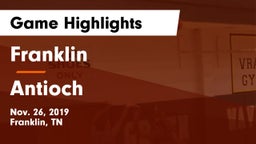 Franklin  vs Antioch  Game Highlights - Nov. 26, 2019
