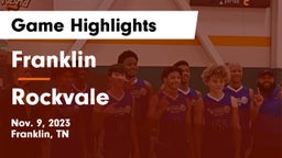 Franklin  vs Rockvale  Game Highlights - Nov. 9, 2023
