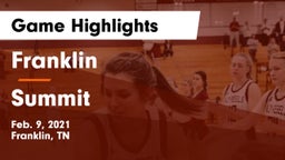 Franklin  vs Summit  Game Highlights - Feb. 9, 2021