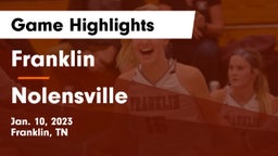 Franklin  vs Nolensville  Game Highlights - Jan. 10, 2023