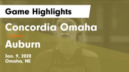 Concordia Omaha vs Auburn  Game Highlights - Jan. 9, 2020