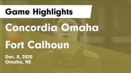 Concordia Omaha vs Fort Calhoun  Game Highlights - Dec. 8, 2020