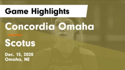 Concordia Omaha vs Scotus  Game Highlights - Dec. 15, 2020