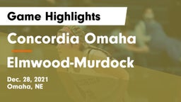 Concordia Omaha vs Elmwood-Murdock  Game Highlights - Dec. 28, 2021