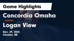 Concordia Omaha vs Logan View  Game Highlights - Dec. 29, 2023