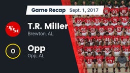Recap: T.R. Miller  vs. Opp  2017