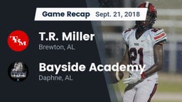 Recap: T.R. Miller  vs. Bayside Academy  2018