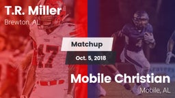 Matchup: T.R. Miller HS vs. Mobile Christian  2018