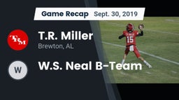 Recap: T.R. Miller  vs. W.S. Neal B-Team 2019