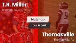 Matchup: T.R. Miller HS vs. Thomasville  2019