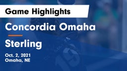 Concordia Omaha vs Sterling  Game Highlights - Oct. 2, 2021