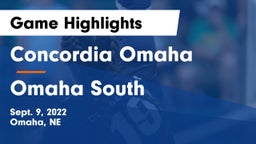 Concordia Omaha vs Omaha South  Game Highlights - Sept. 9, 2022