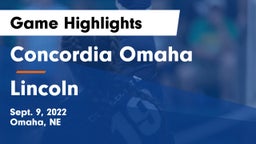 Concordia Omaha vs Lincoln  Game Highlights - Sept. 9, 2022