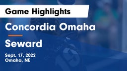 Concordia Omaha vs Seward  Game Highlights - Sept. 17, 2022
