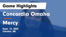 Concordia Omaha vs Mercy Game Highlights - Sept. 12, 2023