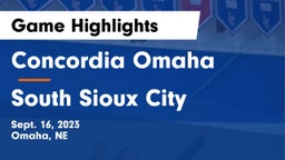 Concordia Omaha vs South Sioux City  Game Highlights - Sept. 16, 2023