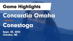 Concordia Omaha vs Conestoga  Game Highlights - Sept. 30, 2023