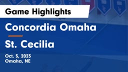 Concordia Omaha vs St. Cecilia Game Highlights - Oct. 5, 2023