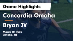 Concordia Omaha vs Bryan JV Game Highlights - March 30, 2023