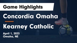 Concordia Omaha vs Kearney Catholic  Game Highlights - April 1, 2023