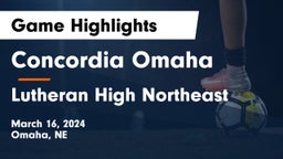 Concordia Omaha vs Lutheran High Northeast Game Highlights - March 16, 2024