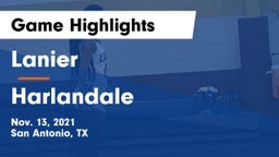 Lanier  vs Harlandale  Game Highlights - Nov. 13, 2021