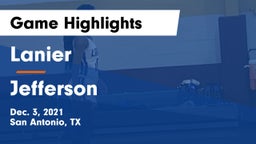 Lanier  vs Jefferson  Game Highlights - Dec. 3, 2021