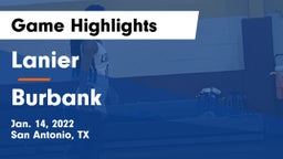 Lanier  vs Burbank  Game Highlights - Jan. 14, 2022