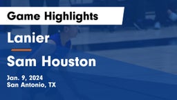 Lanier  vs Sam Houston  Game Highlights - Jan. 9, 2024