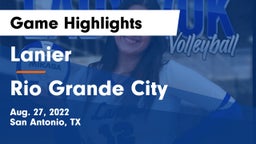 Lanier  vs Rio Grande City  Game Highlights - Aug. 27, 2022