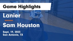 Lanier  vs Sam Houston  Game Highlights - Sept. 19, 2023