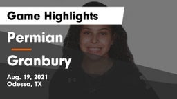 Permian  vs Granbury  Game Highlights - Aug. 19, 2021