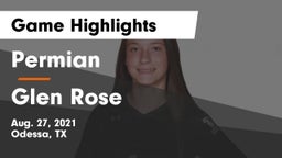 Permian  vs Glen Rose  Game Highlights - Aug. 27, 2021