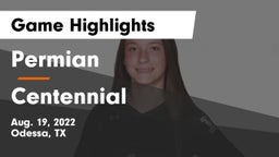 Permian  vs Centennial  Game Highlights - Aug. 19, 2022